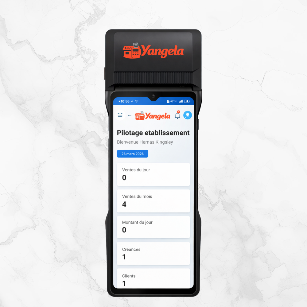 Terminal mobile Yangela avec imprimante intégrée